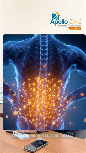 𝐀𝐩𝐨𝐥𝐥𝐨 𝐂𝐥𝐢𝐧𝐢𝐜 𝐒𝐢𝐥𝐜𝐡𝐚𝐫 on Instagram: "Back pain isn’t something to ignore. 👨‍⚕️ Dr. Navonil Gupta, MS (Orthopedics) explains the real causes of back pain, common mistakes patients make, and when you should seek medical help. #BackPainAwareness #OrthopedicCare #SpineHealth #BoneAndJointCare #Orthopedics #BackPainRelief #HealthySpine #DoctorExplains #MedicalReels #HealthcareEducation #PainManagement #ApolloClinicSilchar #Silchar #BarakValleyHealthcare"
