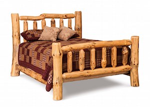 Amish Log Bed - Quick Ship