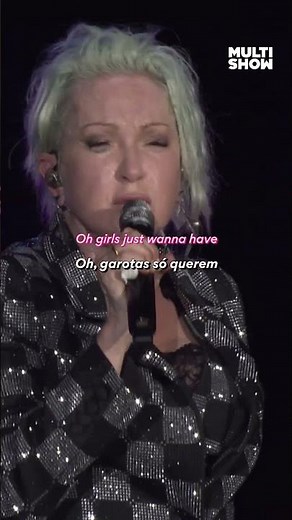 Cyndi Lauper - Girls Just Wanna Have Fun (Live) | Rock in Rio 2024 | Multishow | #shorts