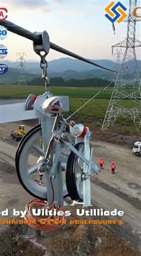 Ultimate OPGW Grounding Stringing Block Revealed! ⚡️