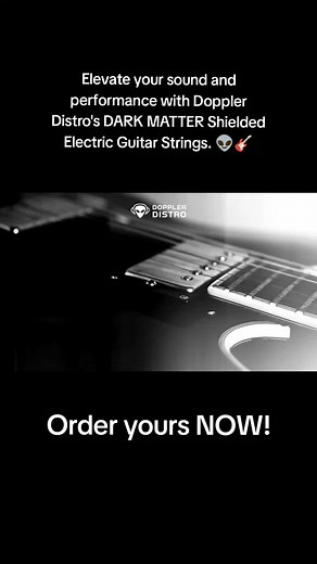 DARK MATTER Shielded Electric Guitar Strings: Elevate Your Sound!