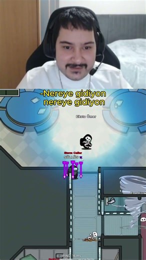 TRIPLE COMBO AT THE ADMIN DESK! ACID RAIN, TORNADO, LIGHTNING | SÜLLÜ #amongus #süllü #shorts