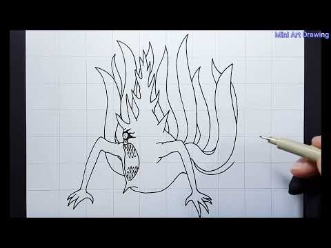 How To Draw Ten Tails Naruto