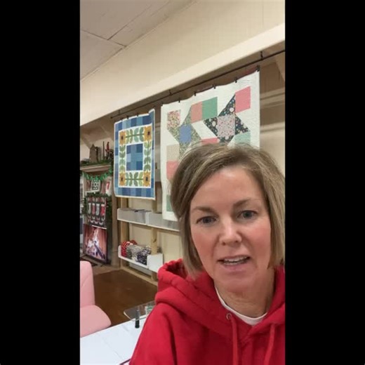 It’s a little wordy 😬 but you’ll see how you can have blocks made in a day ready to put a quilt together the next. This would be a great get together project, like Kim and I did. Two people can share one pack. Hope y’all give it try and enjoy doing these as much as I do. #quiltshop #localquiltshop #quiltclass #quilting #sealy #bellville #brenham | The Wooden Spool