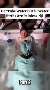 86K views · 646 reactions | Hot Tube Water Birth.. Water Births Are Painless ❤️ Part 2 #labor #momsoftiktok #baby #pain #mom #birthday #laboranddelivery #givingbirthbelike #fyp | Labor and delivery | Facebook