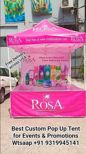 Best Custom Pop Up Tent for Events & Promotions | Free Delivery in USA | Direct from Manufacturer