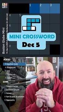Mini Crossword - Dec 5