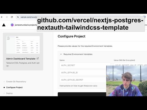 Deploy NextJS + PostgreSQL apps for free (with Vercel templates)