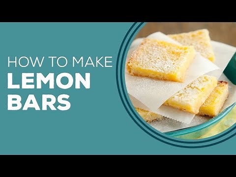 Lemon Bars & Honey Bars Recipes - Blast from the Past