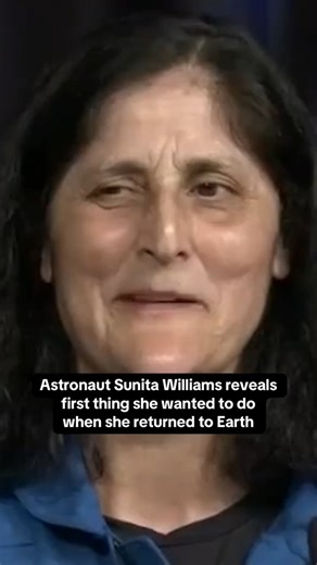 After being stuck in space for nearly 10 months, astronaut Sunita Williams shared the first thing she wanted to do upon returning to Earth, along with the meal she couldn't wait to have. https://www.cbsnews.com/news/stuck-astronauts-speak-out-after-return/ | CBS News