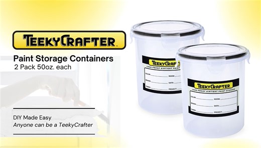 Watch Paint Storage Containers for Leftover Paint Cans on Amazon Live