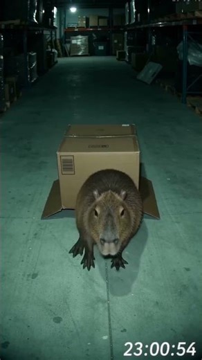 Don't open the box! (Wait for it...) 😱✨ #capybara