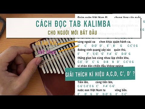How to read Kalimba Tab for BEGINNERS | Some basic concepts about notes and intervals?