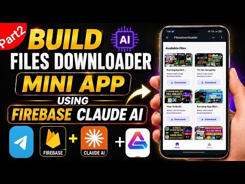 Build Files Downloader Mini App Using Firebase Claude AI Telegram Adsgram