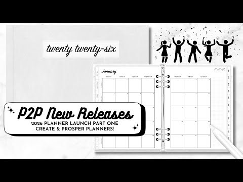 2026 PLANNER LAUNCH DAY IS HERE! 🎉 | BEST Customizable Digital Planners - Create & Prosper Planner 🤩