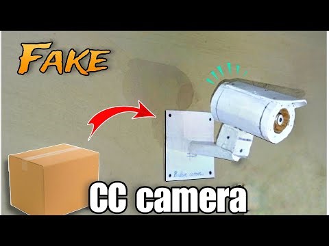 DIY Fake CCTV Camera from Cardboard | Easy Security Hack at Home #cardboardcraft #cctv #craftideas