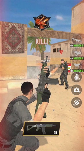 🔥 Shoot Out War Game | Realistic FPS Military Combat | Best Offline Gun Battle Gameplay #shorts