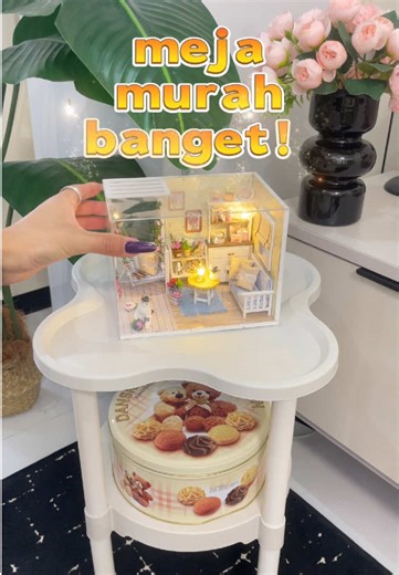 Dua lantai bawah meja kecil ini dapat ditempatkan, dan juga sangat cocok sebagai meja kopi.#meja #mejakerja