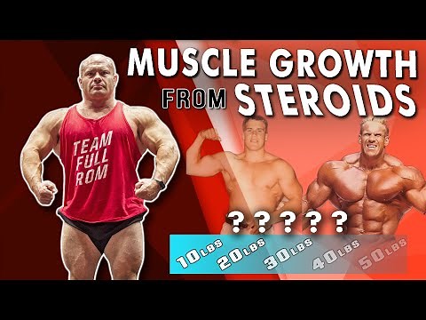 How Much Muscle Can You Grow From Steroids?