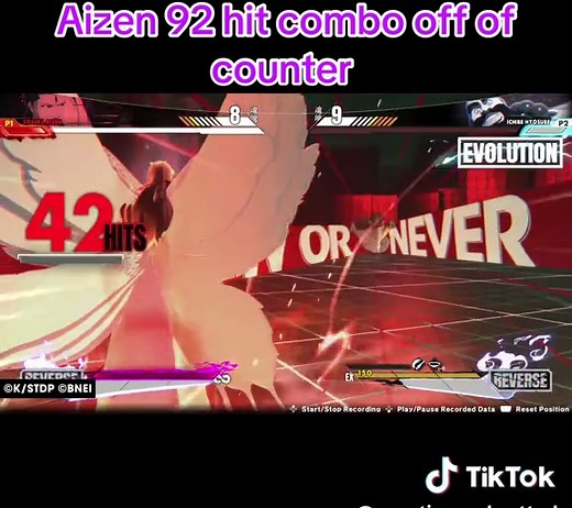Aizen's 92 Hit Combo in Bleach Anime