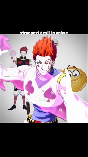 strongest devil in anime💀/#hisoka #hunterxhunter #anime #edit #shorts