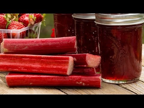 Recette : Confiture de fraises et rhubarbe à l’ancienne