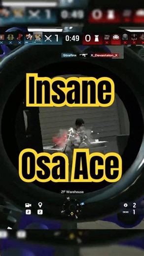 Perfect Osa Ace - Rainbow Six Siege #rainbowsix #rainbow6siege #r6siege
