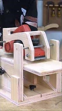 Build Your Own AMAZING Woodworking Benchtop Jointer at Home! #diysander #woodworkingtools #wood