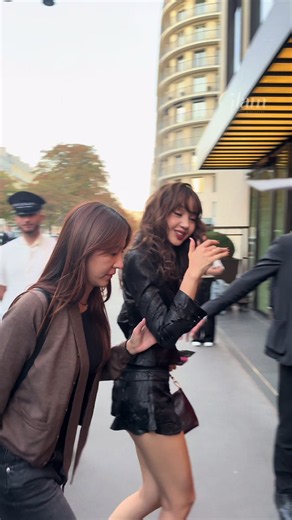 Lisa of BLACKPINK at Paris Fashion Week Today