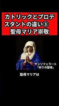 Differences between Catholicism and Protestantism ③ Veneration of the Virgin Mary #Bible #Christi...
