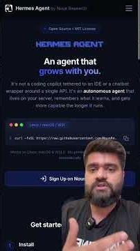 Hermes Agent feels like the next step in AI. Not just answering… actually doing things 🤯 #agent #ai