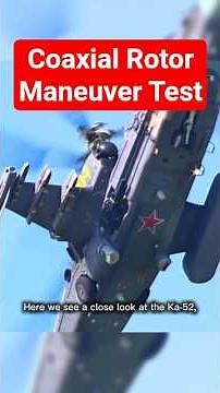 Ka-52 Engineering Maneuver Overview | Coaxial Rotor Flight Study #ka52 #shorts