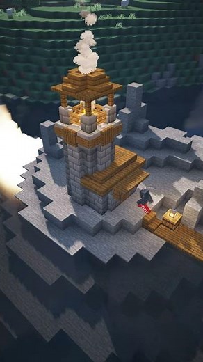 Minecraft #Shorts | Tiny Lighthouse