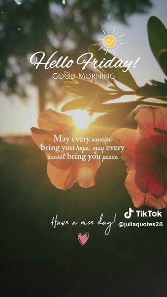 Good Morning Greetings to Welcome Friday