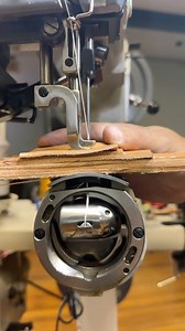 1.1M views · 4.7K reactions | Sewing 3/4” of leather?! No problem!...