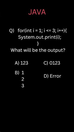 Can You Guess the Output? 🤔 | Java Quiz #1 #Shorts