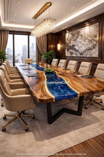 Live Edge Resin Dining Table Premium Handmade Luxury Office Interior Furniture - Etsy