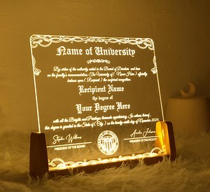 Custom University College Degree Diploma Customisable Professor Gift, Diploma Plaque, Printable Certificate With Seal, Diploma Ofis Decor - Etsy