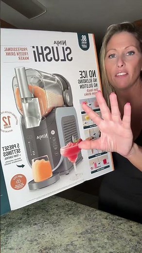 Make slushies with your favorite slushy machine Ninja Slushi professional, frozen drink maker
