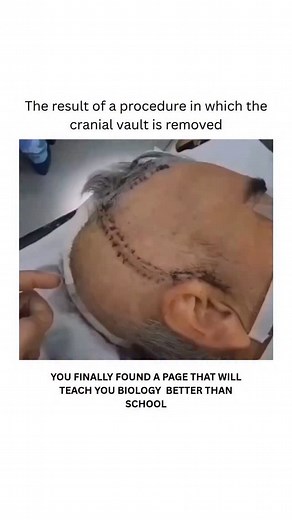 BIOLOGY | HEALTH | MEDICAL on Instagram: "The cranial vault, formed by bones such as the frontal, parietal and occipital bones, protects the brain and its essential structures. During surgery, after the bone fragment is removed, the dura mater — a thick, resistant membrane that covers the brain — is exposed, allowing access to the brain tissue. This membrane is crucial for protecting the central nervous system, preventing infections and maintaining intracranial pressure. After the intervention, 