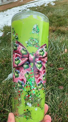 Grinchy 💚 Glitter and UVDTF from @Sublimify Design code CORT saves | Sublimation DTF Print