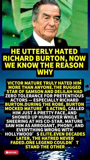 He Utterly Hated Richard Burton, Now We Know the Reason Why #shorts #viral #hollywood
