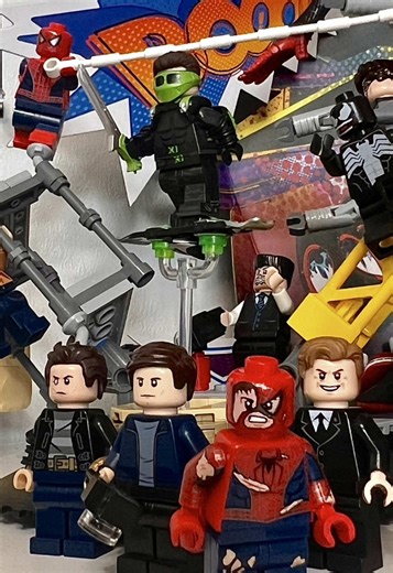 LEGO Spider-Man Custom Figures Display and Setup