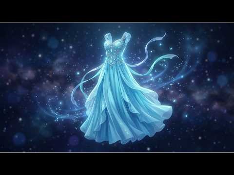 Mesmerizing Floating Dress Aquamarine Glow & Ethereal Fabric Motion | Fantasy ASMR Visual