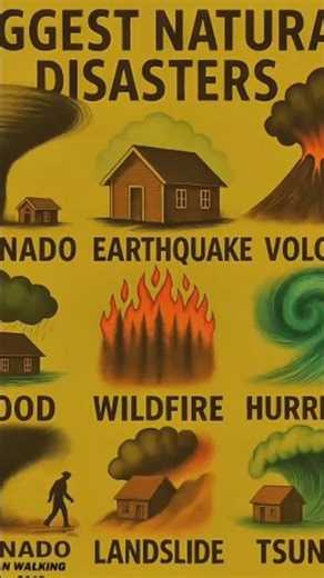 BERIKUT INI BENCANA YANG ADA DI DUNIA #shorts