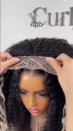 Half wig installs are so easy but the final look always gives full glam💗#curlymehair #halfwig #wigs