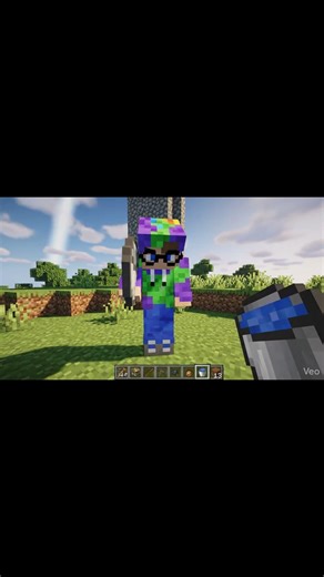 The magic water bucket in Minecraft #funny #irongolem #minecraft #minecraftshorts