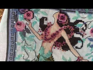 68.Cross Stitch.SP The Secret of Mirabilia Finished Work and Processes. Nora Corbett.Dimensions