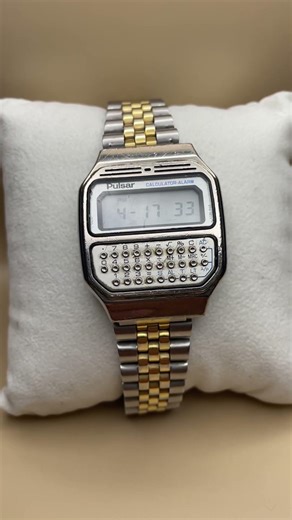 Vintage pulsar calculator watch #vintagewatches #watches