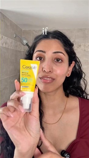 Cerave Invisible Mineral Sunscreen on medium/brown Skin
